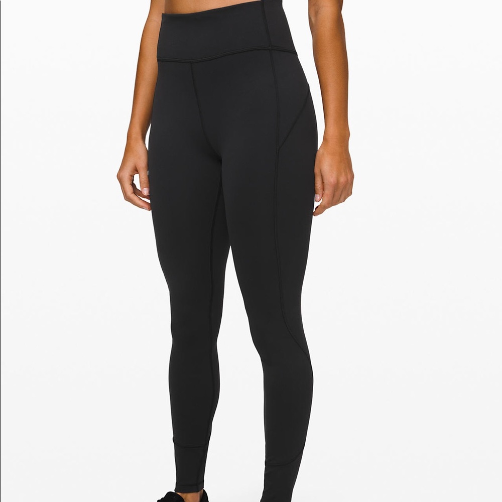 Lululemon In Movement tights leggings 8 28” Black